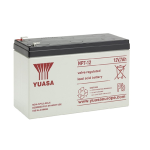 Yuasa NP7-12 - Batterie Pb/AGM 12v/7Ah - Faisceau de câbles inclus