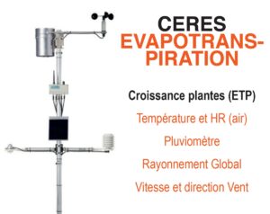 Station météo AdCon Ceres Evapotranspiration